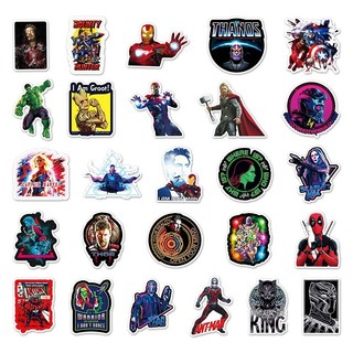 52 Chiếc Disney Marvel The Avengers Dán Siêu Anh Hùng Đề Can Ván Trượt Laptop Miếng Dán Chống Thấm Nước