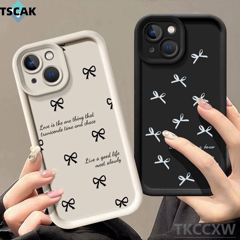 Ốp Điện Thoại Nơ Đơn Giản Thời Trang Tương Thích Cho Realme Narzo 50A 50i 50 N53 prime GT Master Edition Q3 Pro Carnival Q3S Vỏ Bảo Vệ Dày