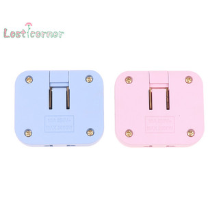 [Lostcorner] Ổ cắm mở rộng 3 trong 1 EU Ổ cắm chuyển đổi sạc xoay 180 độ [Mới]