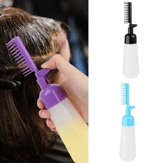 Cli 2 trong 1 chai dầu/nhuộm tóc có lược applicator, chai dầu cho tóc Salo