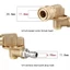 FANIELLAPOWELL Kết nối nhanh, Bộ chuyển đổi làm sạch 1 / 4 "PSI, Đầu nối thiết bị tưới nước bằng đồng thau thực tế cho máy rửa áp lực
