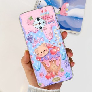 Dành Cho Vivo S1 Pro 1920 Ốp Lưng Hoa Phổ Biến Mềm Trong Suốt Silicon Điện Thoại Cho Vivo X50 Lite Ốp Lưng V1937 Y9s Vỏ Bảo Vệ