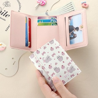 Ví đựng tiền xu ROOMYCO, Ví ngắn da PU nơ, Quà tặng túi đựng tiền hoạt hình Kitty dễ thương