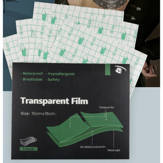 -Miếng Dán Bảo Vệ Hình Xăm 72h, Chống Thấm Nươc, Tăng Giữ Màu Và Nét Mực Xăm TRANSPARENT FILM