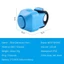Sừng điện tử xe đạp ROLY với cảnh báo âm thanh mạnh mẽ 130dB, làm từ nhựa bền chắc