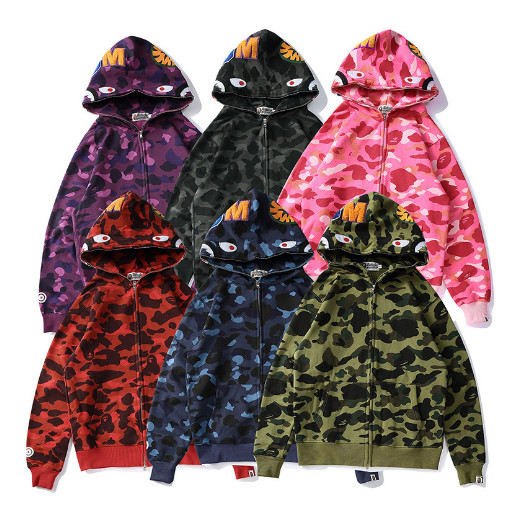 BAPE Mới Áo Khoác Hoodie Họa Tiết Rằn Ri Thời Trang Cho Nam 0916 ...