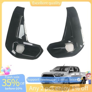 1 Cặp Xe Sương Mù Nắp Đèn Hood Vỏ Vỏ Thay Thế Cho Xe Toyota Hilux Revo 2020 2021