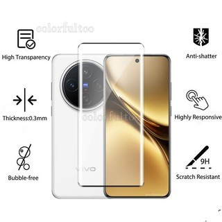 Vivo X200 Pro 5G 2in1 3D Cong Kính Cường Lực Cho Vivo X300 X200 X100S Pro X 200 X200Pro X300Pro 5G Clear HD Phía Sau Ống Kính Camera Bảo Vệ Màn Hình Phim Kính Bảo Vệ