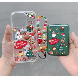 3 Vỏ họa tiết tuần lộc hoạt hình Giáng sinh Thích hợp cho Iphone 11promax 16pro 16promax X XR XSMAX 12 13 14 15 pro max Vỏ nữ 14promax 15plus