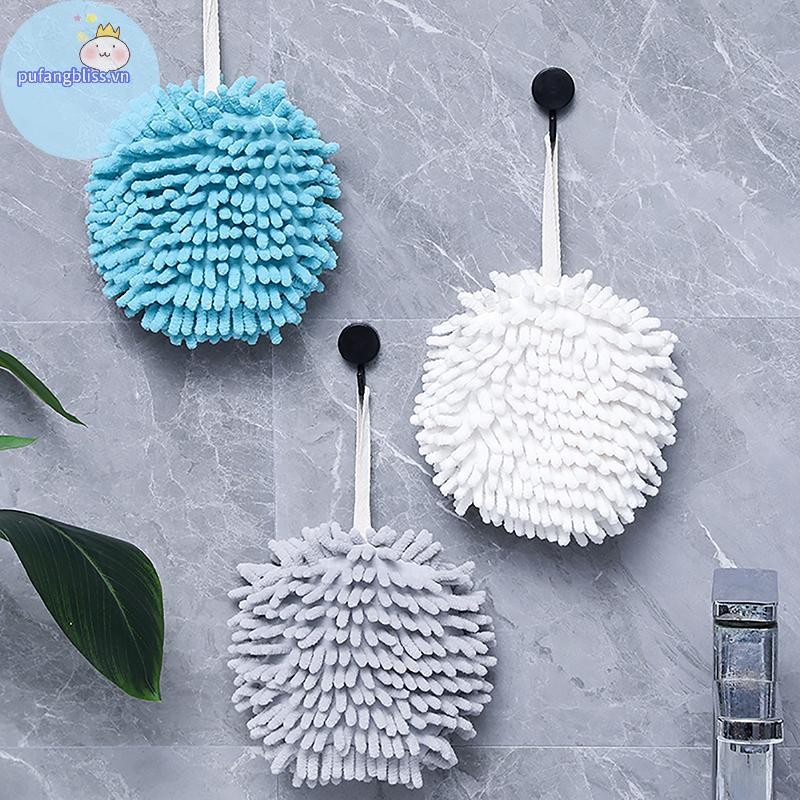 Pufangbliss Nhanh Khô Mềm Thấm Hút Khăn Microfiber Khăn Tay Nhà Bếp Phòng Tắm Khăn Tay Có Vải Vệ Sinh VN