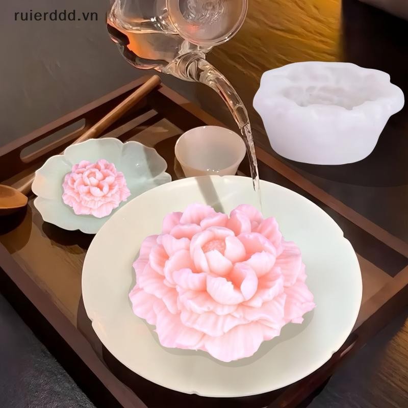 # ruierdd # Khuôn Silicon Hoa Hồng Cho Hoa DIY Fondant Cupcake Chocolate Kẹo Kem Đường Món Tráng Miệng Nến Xà Phòng Thạch Cao Khuôn Nhựa.