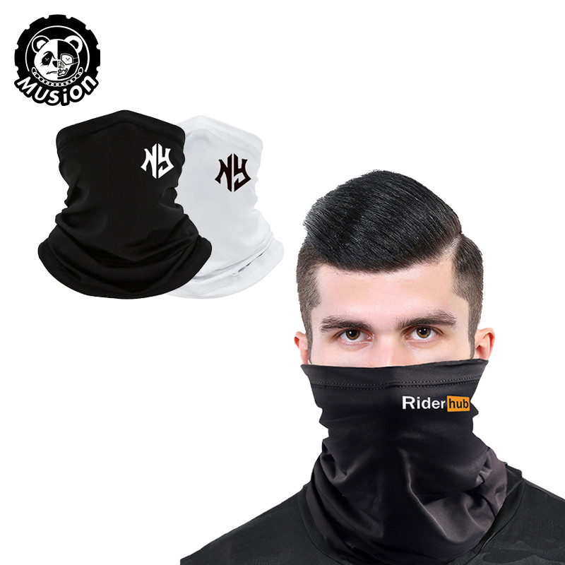 Musion Balaclava Mặt nạ dành cho nam và nữ Ice Silk Mặt nạ nửa mặt co giãn Magic Bandana Băng đô chống tia cực tím Mặt nạ mồ hôi thoáng khí