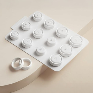 Silicone Oura Ring 4 Bộ kích thước Vỏ vòng silicon đàn hồi chống trầy xước Thích hợp cho phòng tập thể dục và làm việc