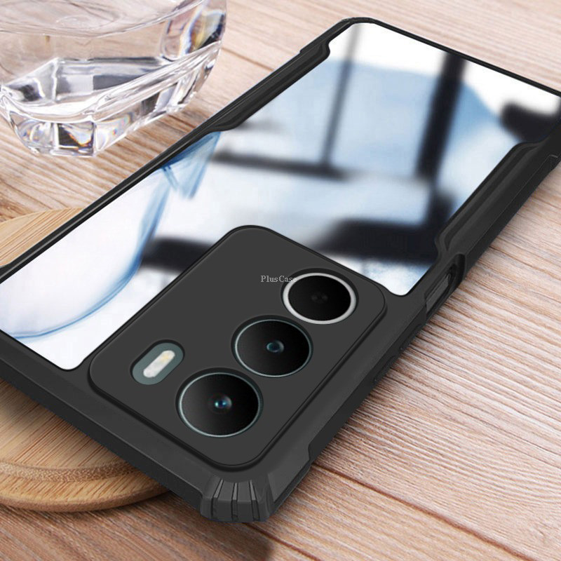Dành cho Realme C71 Vỏ điện thoại túi khí Acrylic trong suốt Vỏ silicon lai Vỏ chống sốc
