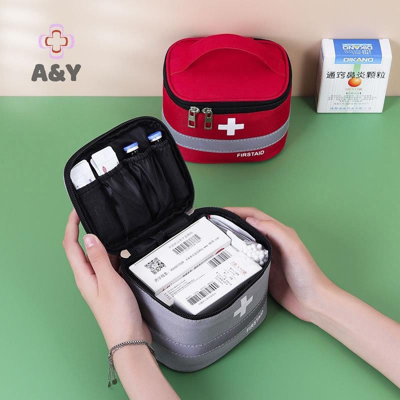 Túi đựng thuốc dung tích lớn A & Y Bộ dụng cụ Y tế di động Bộ sơ cứu tại nhà Túi sinh tồn Túi khẩn cấp cho ô tô.