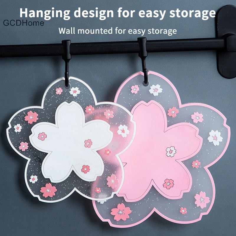 GCDHome PVC Hoa Hướng Dương Chịu Nhiệt Nồi Nóng Chống Trơn Trượt Coaster Thảm HOT