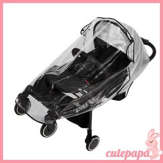 Cutep Trong Suốt Xe Đẩy Cho Bé Bao Mưa Tay Nhẹ Pram Shade Có Dễ Dàng Gấp
