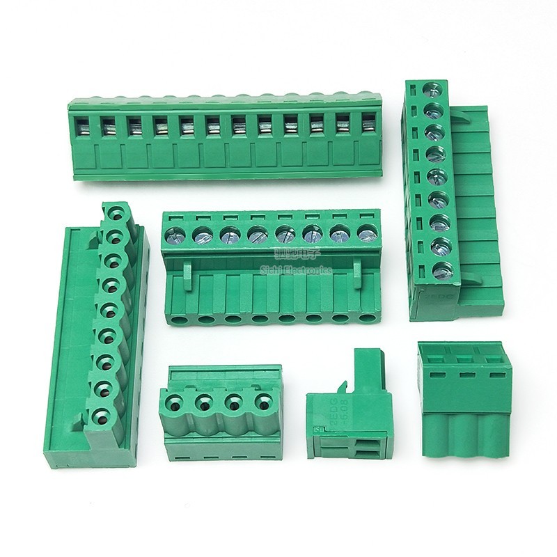 2EDG5.08MM Phích Cắm / Vỏ Nhựa Loại Cắm PCB Thiết Bị Đầu Cuối Thân Thiện Với Môi Trường Không Hàn Mông 2-12P Nhiều Thông Số Kỹ Thuật