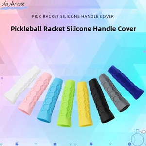 Tay cầm vợt Pickleball DAYBREAK, Vỏ bọc kẹp mái chèo Pickleball bằng silicon có thể tái sử dụng, Vợt bóng chuyền thay thế mềm mại chống trượt Phụ kiện bóng đá Pickleball Overgrip