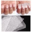 NORDICLIFE 50 Cái Dạng Bọc, Gel UV Pháp Làm Móng Tay Xây Dựng Lụa Sợi Thủy Tinh Nối Dài Móng Tay, Acrylic 8x4cm Giấy Sợi Thủy Tinh Không Dệt
