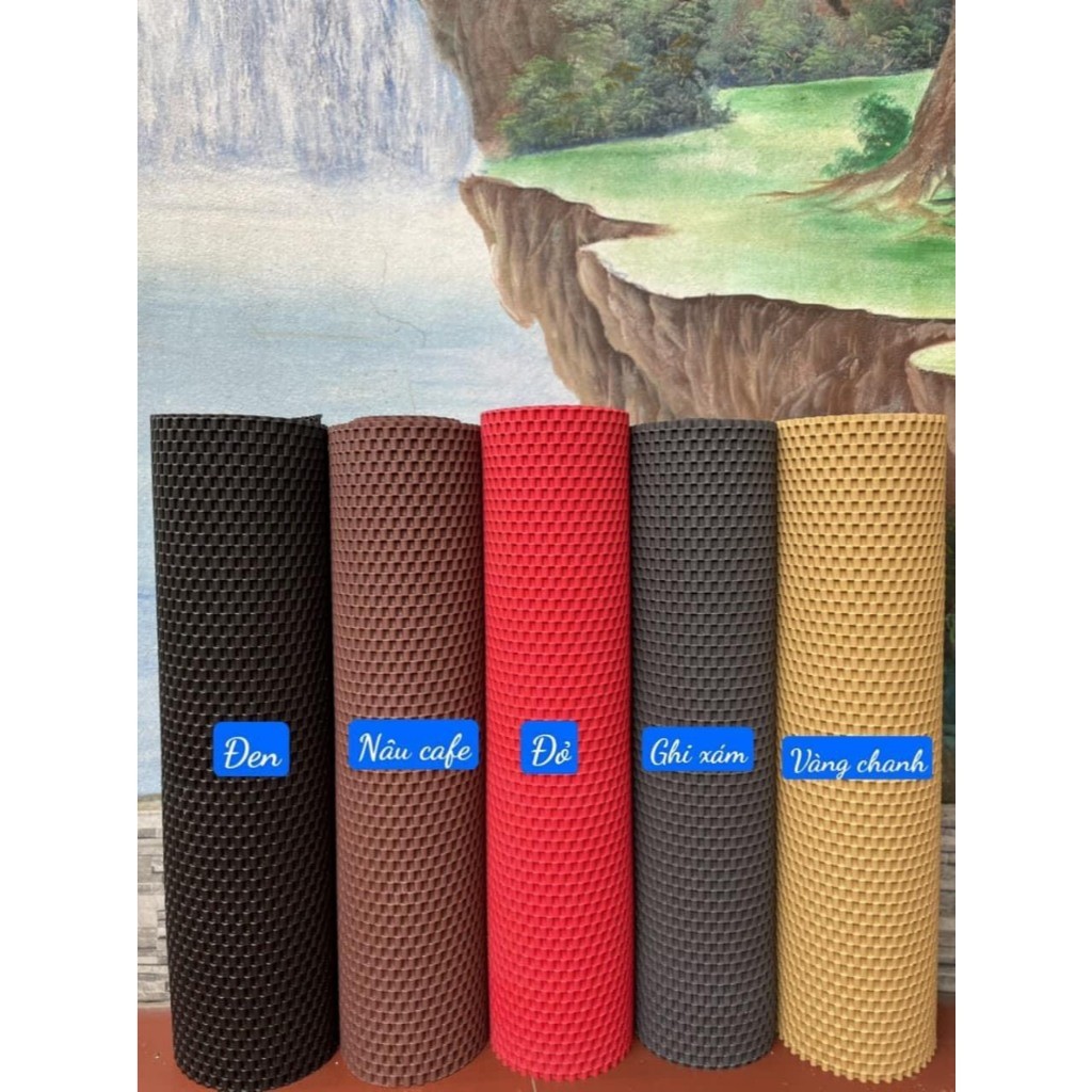 3m x 1,2m - Thảm lót sàn cao su loại 1 cho xe ô tô 1-2-5 chỗ bằng cao su cao cấp không thấm nước