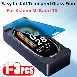 1-3 Chiếc Dễ Dàng Lắp Đặt Phim Gốm Cong 3D Cho Xiaomi Mi Band 10 Đồng Hồ Thông Minh Bảo Vệ Màn Hình Xiaomi Smart Band 10 Phim Bảo Vệ