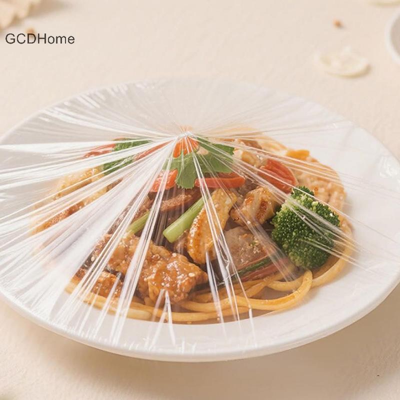 GCDHome 350 / 500 Chiếc Túi Đựng Thực Phẩm Dùng Một Lần Trái Cây Thực Phẩm Bao Da Nhựa Co Giãn Tắm Bảo Quản Nhà Bếp Tổ Chức Phim HOT