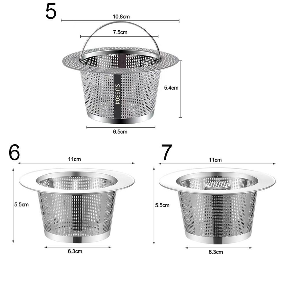 Lưới chặn thoát nước YMIFI, Bộ lọc bồn rửa tóc hình tròn, Bộ lọc chất thải bằng thép không gỉ chống chặn sáng tạo Phụ kiện phòng tắm nhà bếp