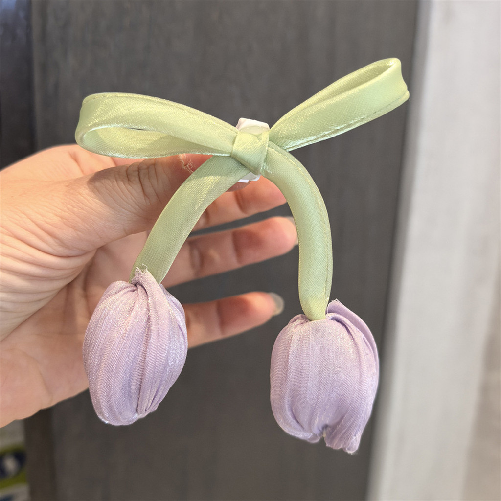 Bowknot Tulip Giày Khóa Thanh Lịch Có Thể Tháo Rời Đa Năng Khóa Giày Để Trang Trí Giày Bốt
