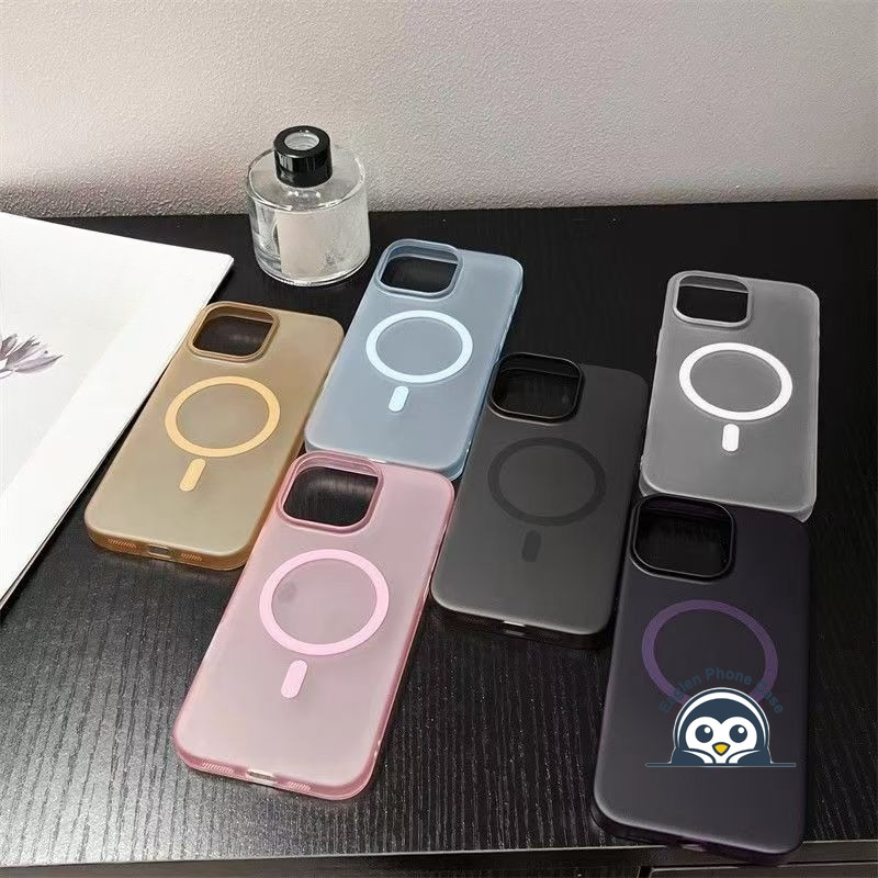 Bán chạy Ốp điện thoại từ tính mờ cho Redmi Note 14 13 12 Pro Plus 12 Turbo 11T 11S Turbo 4 Pro 3 5G 4G Vỏ PC cứng trong suốt đơn giản Bao gồm tất cả Ốp lưng chống rơi