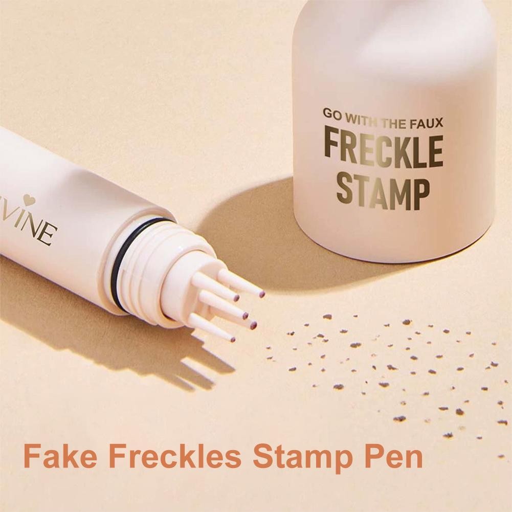 Tàn nhang giả Tem Pen Liquid Tàn nhang Bút Lâu trôi Tàn nhang Tem Bút tự nhiên Như H7i3