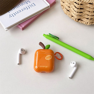 3D Quả Lê Cam Cho AirPods 1 / 2 3 Pro Pro2 pro3 Bộ Tai Nghe Airpods4 Vỏ Bảo Vệ Bluetooth Không Dây AirPods Pro i3 i4 pro3 Vỏ Bảo Vệ Tai Nghe
