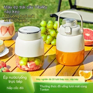 Máy Ép Hoa Quả Cầm Tay 800ML Dung Tích Lớn - Máy Xay Sinh Tố Đa Chức Năng - Dùng Cho Gia Đình & Đi Chơi