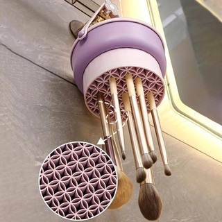 Bộ Dụng Cụ Sấy Trứng Trang Điểm - Hiện Vật Bảo Quản Bọt Biển Máy Giặt Bột Puff - TPR + PP Cọ Trang Điểm Làm Sạch Bát