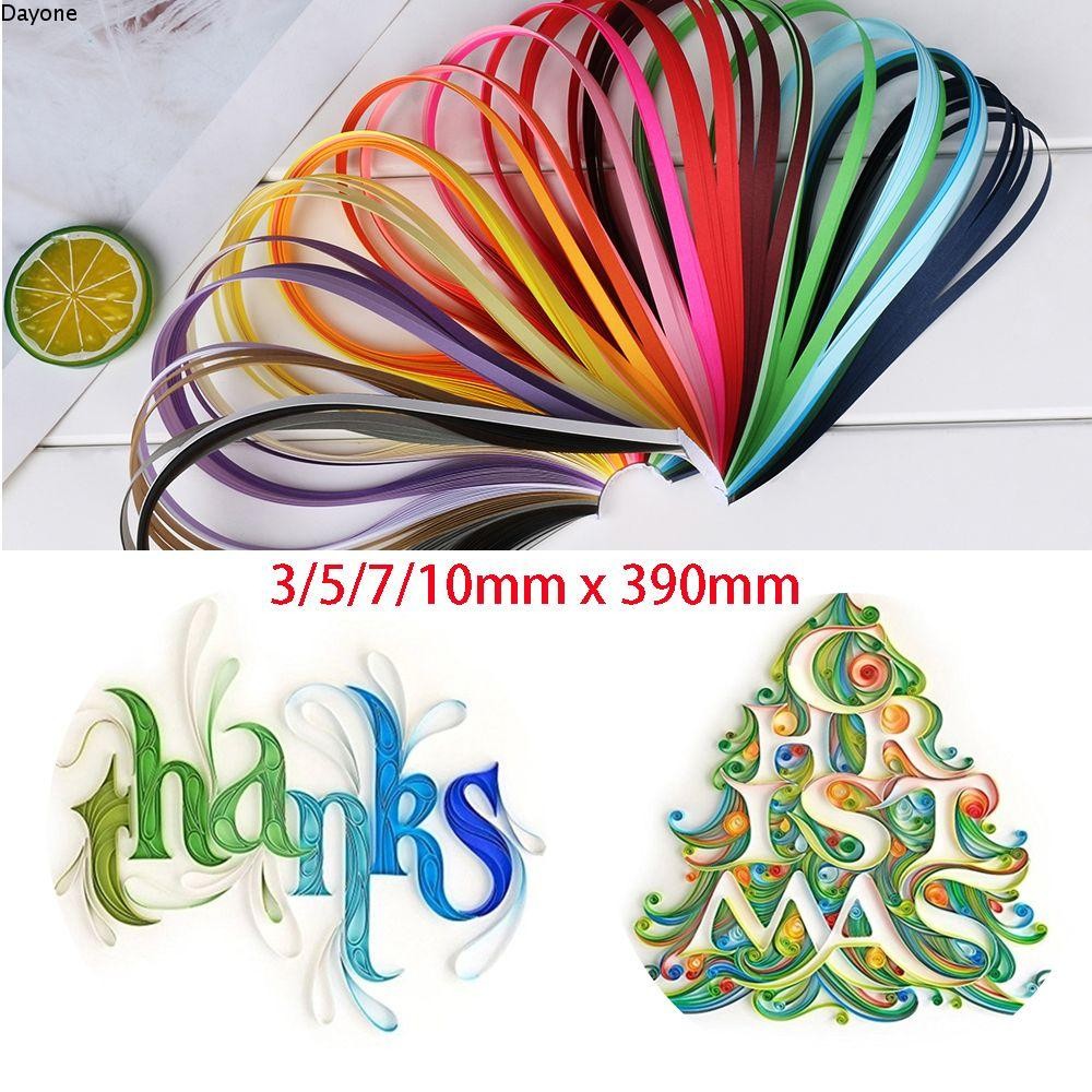 DAYONE 3 / 5 / 7 / 10mm Giấy Quilling Sáng Tạo Thủ Công DIY Handmade