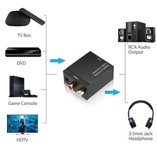 Bộ chuyển đổi cổng quang Optical sang Audio AV R/L cao cấp - Hỗ trợ cổng 3.5 và TV 4K cho âm thanh chất lượng cao