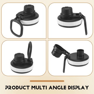Nắp miệng rộng, Nắp đậy cho 16 20 24 32 40 OZ Miệng rộng, Nắp đậy thể thao thay thế nắp đậy