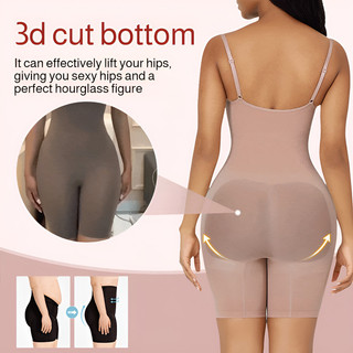 『 Brelira 』 Bộ đồ định hình toàn thân One Piece 360° Tummy Control Liền mạch Nâng mông Bodyshaper Corset Thoáng khí Nữ Định hình Bộ đồ giảm béo