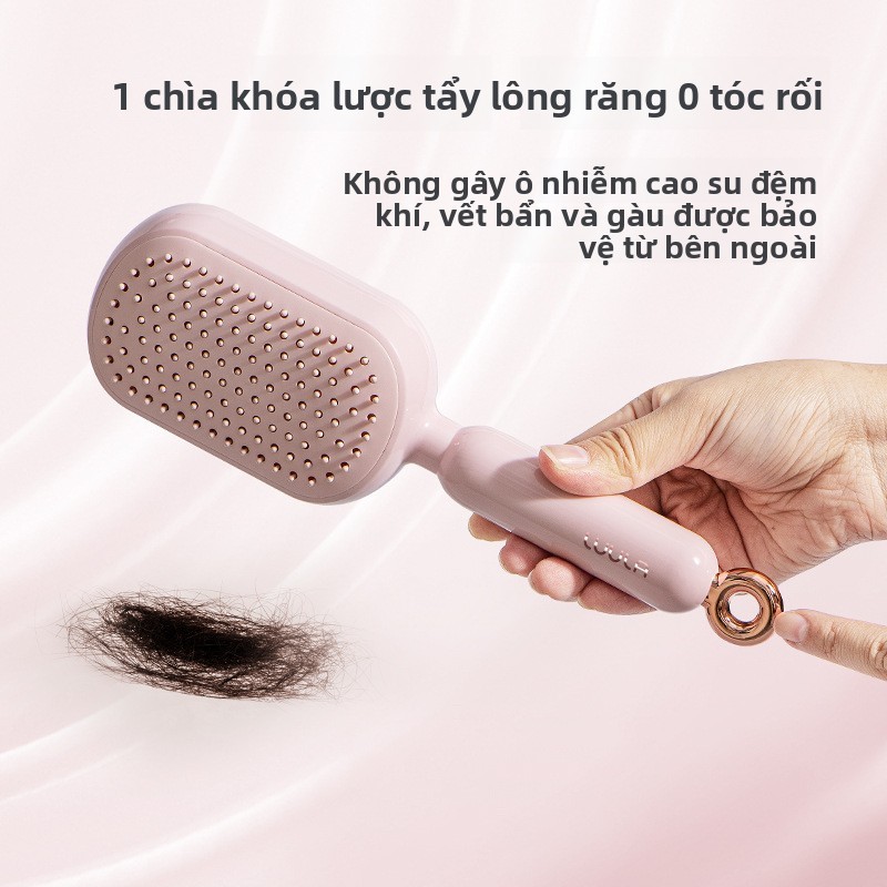 Lược Massage Khí Đệm Co Giãn - Chải Tóc Thần Kỳ, Giảm Gãy Rụng, Chống Tĩnh Điện, Phù Hợp Cho Tóc Mỏng