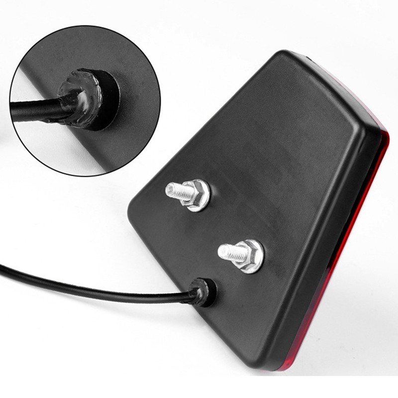 Đèn LED F1 V Phong Cách Phanh Đa Năng Ô Tô Phía Sau Lái Xe Sương Mù Phi Công Đèn Hậu Hậu Thứ Ba Phanh Cho Xe SUV JDM BBA