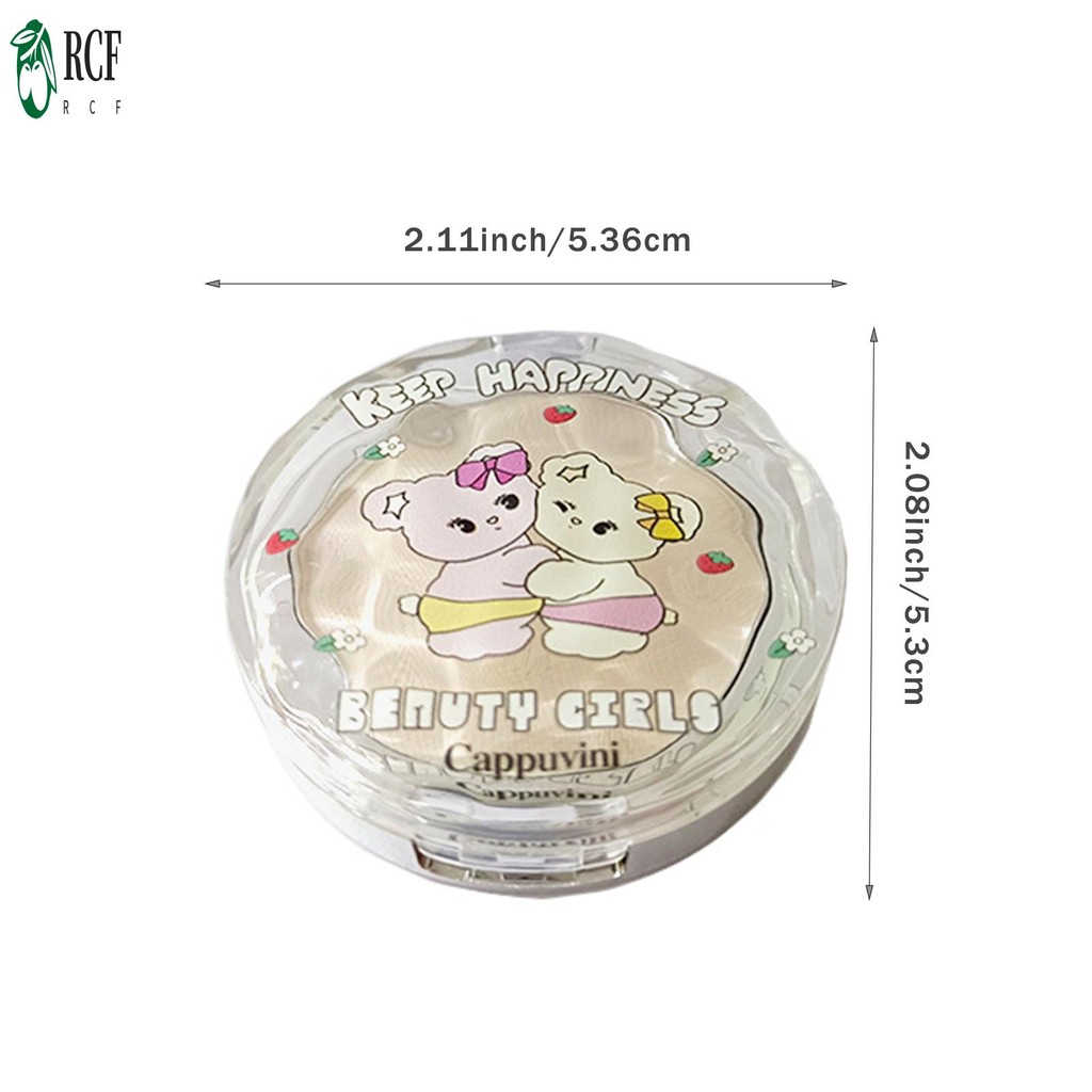 Phấn highlight Matte Highlighter Baked Face Contour Powder dành cho phụ nữ và bé gái Đồ dùng mỹ phẩm