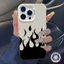 Ốp Điện Thoại Patten Ngọn Lửa Mát Mới Cho OPPO Reno 14 13F 13 12 Pro 12F 11F 11 10 Pro Plus 9 8 8T 8Z 7Z 7 Pro Lite Vỏ Hoạt Hình Bảo Vệ Ống Kính Cặp Đôi Ốp Lưng Mềm Chống Rơi