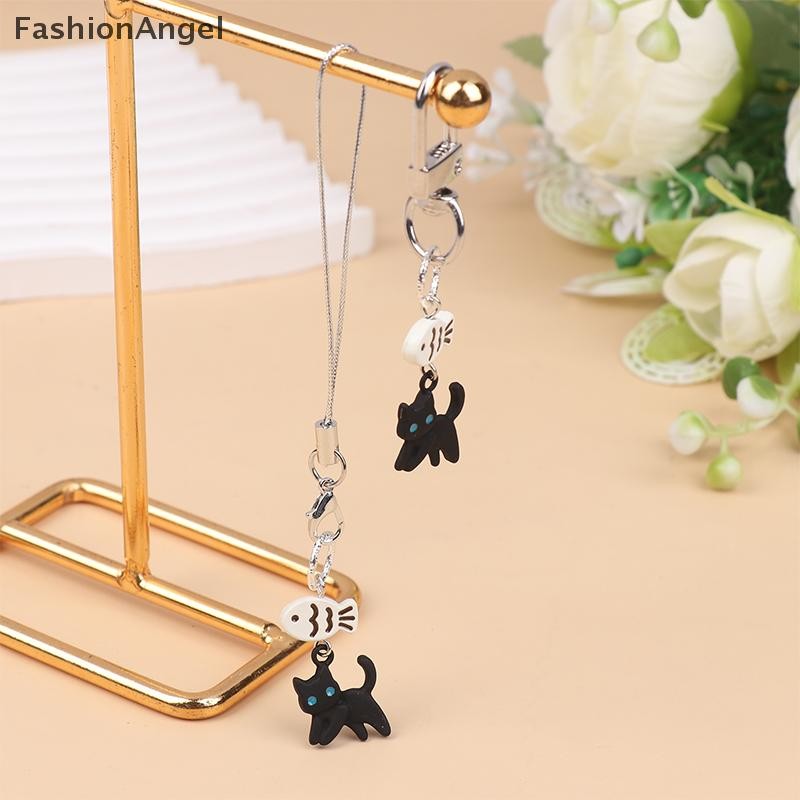 FashionAngel Đen Y2K Điện Thoại Quyến Rũ Mặt Dây Chuyền Phụ Kiện Cho Camera CCD Tai Nghe Schoolbag VN
