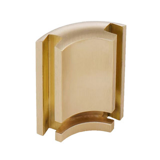 Khay đồng phong cách Trung Quốc, góc khóa, đĩa trái cây/trà, gỗ gụ, màu vàng, AD2H