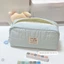 AMBU Bút Chì, Túi Đựng Bút Mèo Con Canvas Stars, Túi Văn Phòng Phẩm Dung Tích Lớn Màu Hoạt Hình Học Sinh