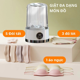 【BabyJoy】Máy Giặt Đồ Lót Cho Bé,Máy giặt mini máy giặt đồ lót,2 chế độ giặt tự động gấp,Diệt Khuẩn Xoáy Cực Mạnh