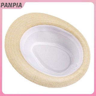 PNPIA-Unisex Mũ Nam Nữ Fedora Trilby Rộng Vành Rơm Đi Biển Mặt Trời Quý Ông Adlut
