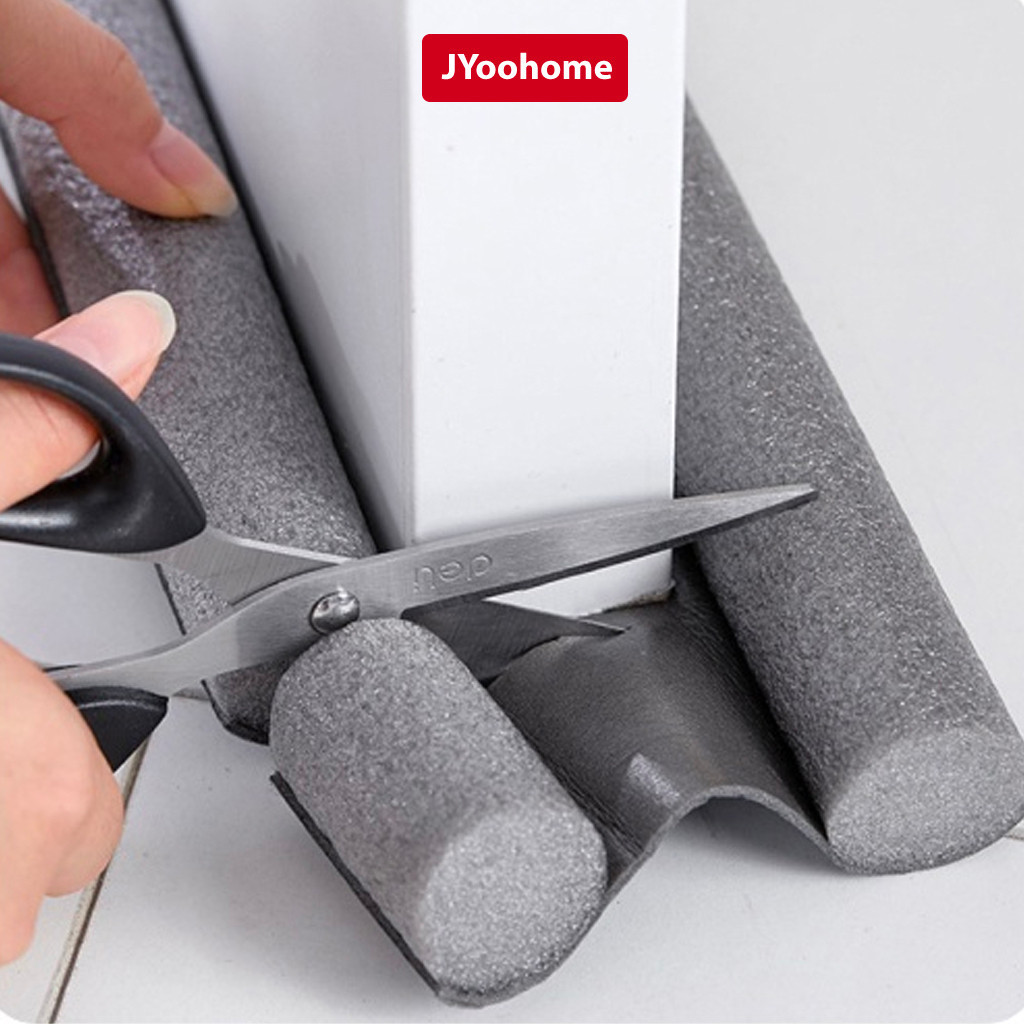 Thanh Chặn Khe Cửa Chống Thoát Hơi Máy Lạnh Nẹp Xốp Chặn Cửa Ngăn Côn Trùng Giảm Tiếng Ồn