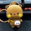 Dễ thương Búp bê nhỏ móc khoá, Khắc chú gấu nhỏ móc khoá xe máy,phụ kiện xe cute