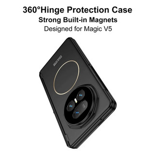 Vỏ bản lề từ tính Funda cho chân đế Honor Magic V5 Vỏ kính cường lực toàn thân